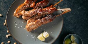 Kip pinda food fotografie op mijn talloor