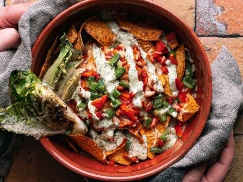 Italiaanse nachoschotel