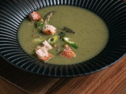 frisse lentesoep met asperges blog