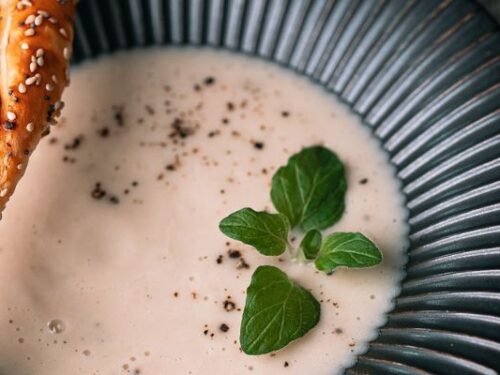 bloemkoolsoep gorgonzola