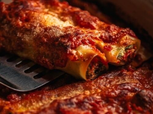 Cannelloni ricotta spinazie
