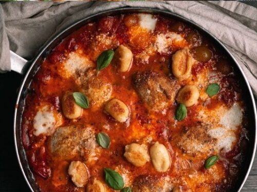 kippendijen met tomaat & mozzarella