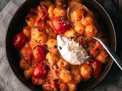 Gnocchi met romige tomatensaus