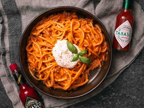 pasta met whipped spicy ricotta