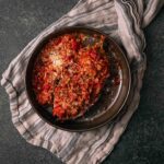 loaded aubergines