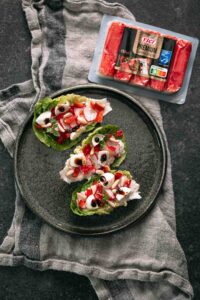 Slabootje met surimi