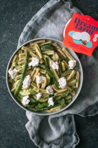 Pasta verde met Dreamfarm mozzarella
