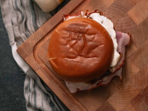 Porchetta burger