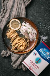 Zeebaars in zoutkorst