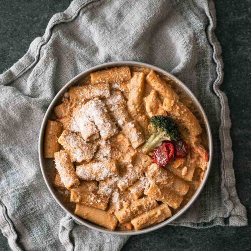pasta met zalm en broccoli