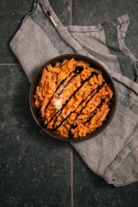 pasta met geroosterde groenten