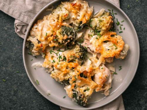 dump dinner tagliatelle met kip, broccoli en kruidenkaas