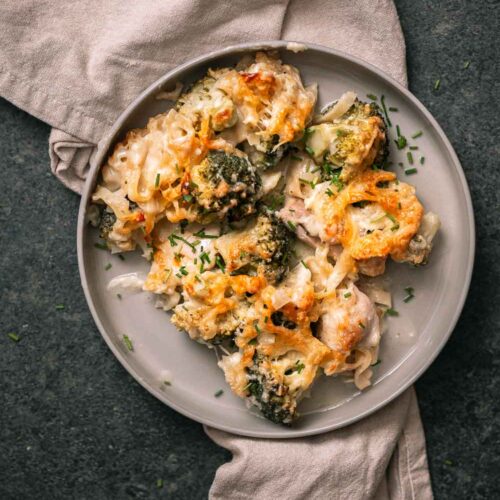 dump dinner tagliatelle met kip, broccoli en kruidenkaas