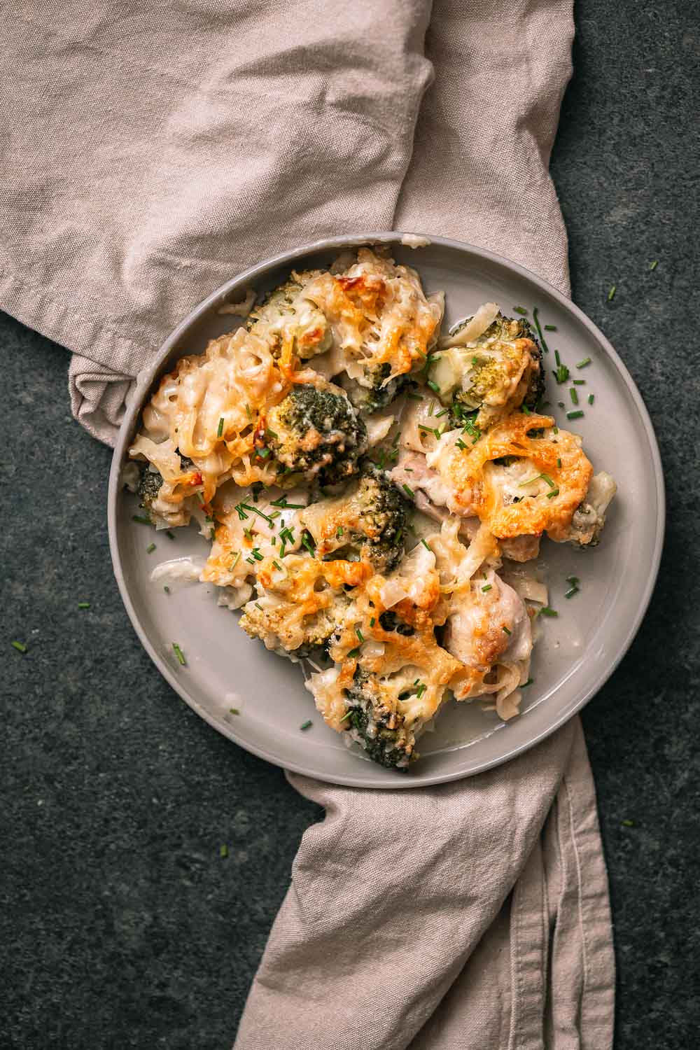 dump dinner tagliatelle met kip, broccoli en kruidenkaas