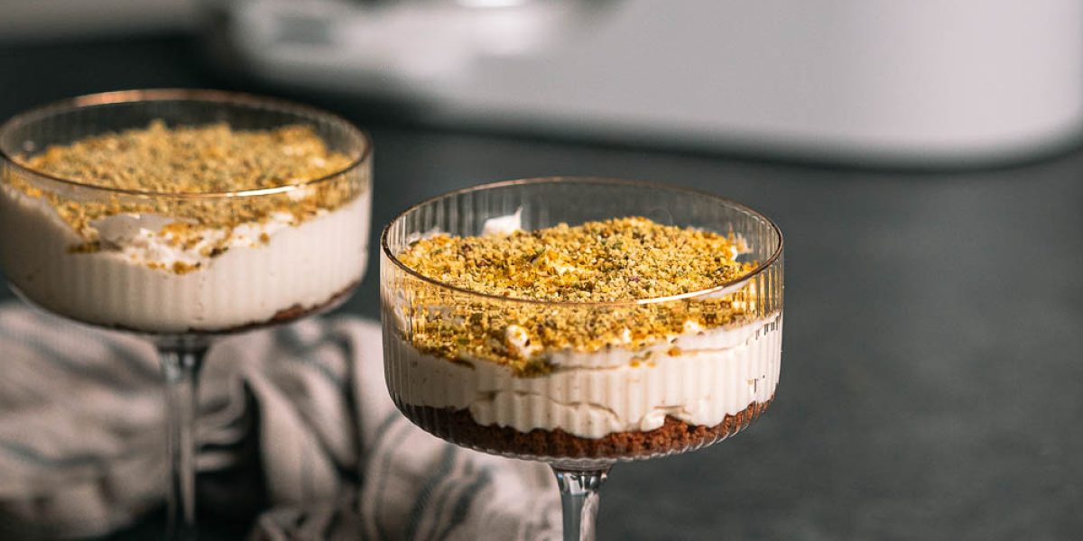 snelle pistache tiramisu
