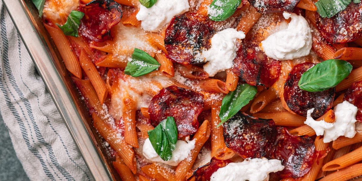 dump dinner pepperoni burrata