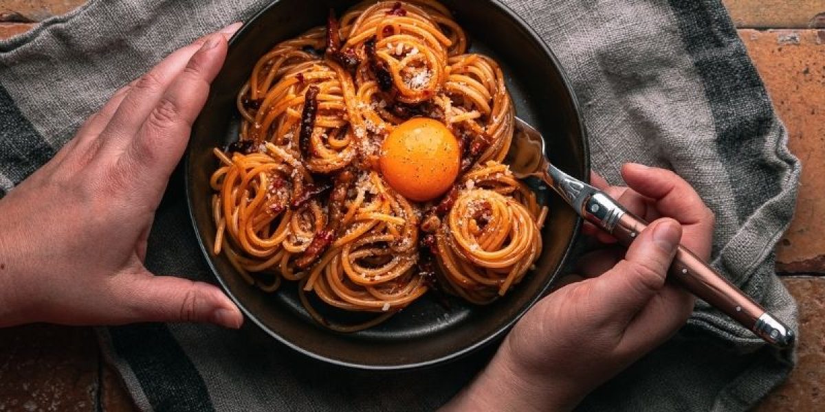 Spaghetti carbonara e nduja blog